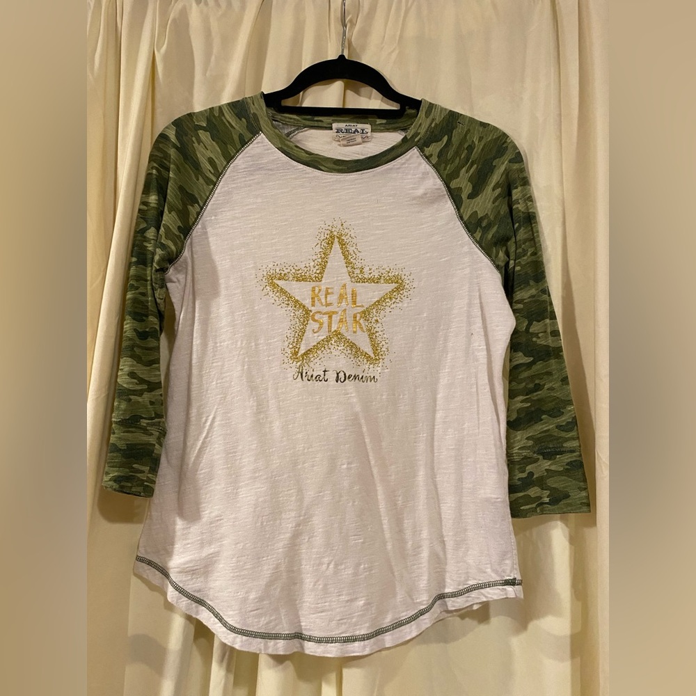 Ariat Real quarter length sleeve t-shirt